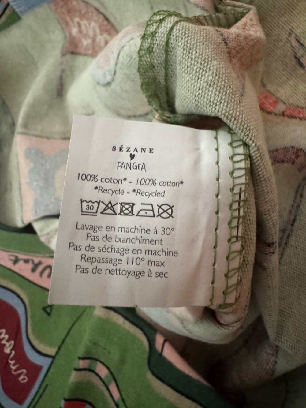 Sezane X Pangea tote NWOT - Picture 8 of 8
